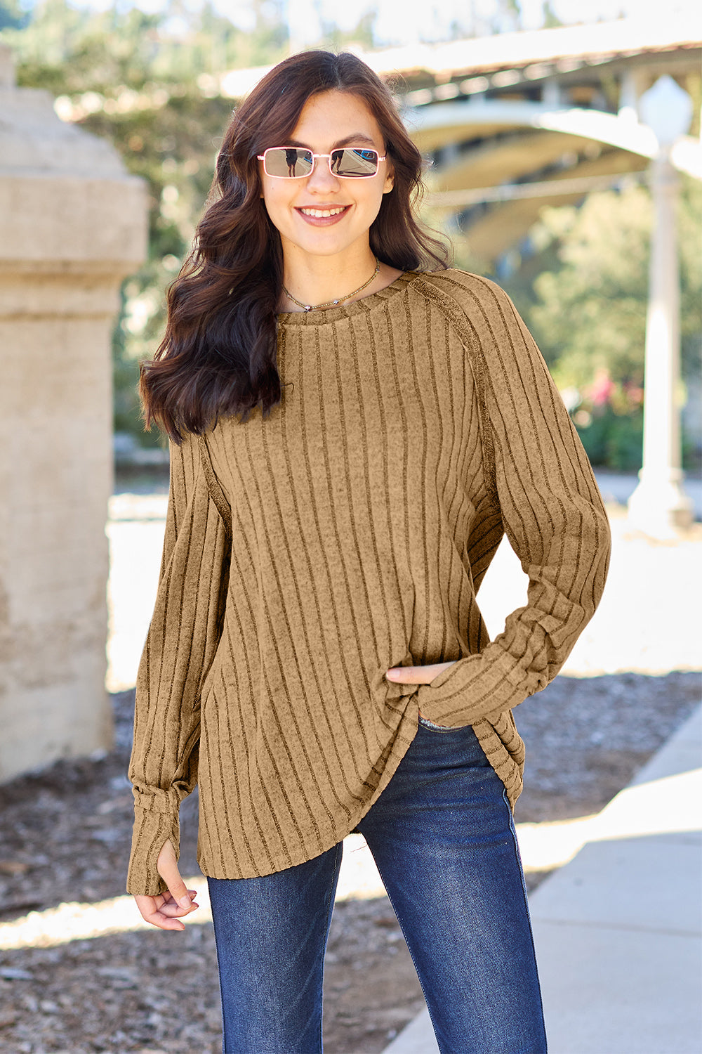 Basic Bae Full Size Ribbed