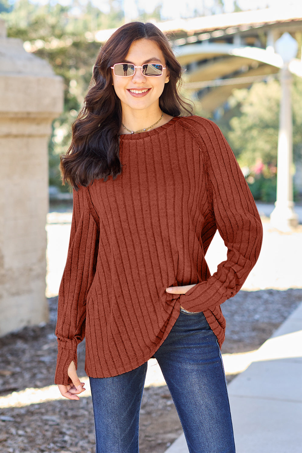 Basic Bae Full Size Ribbed