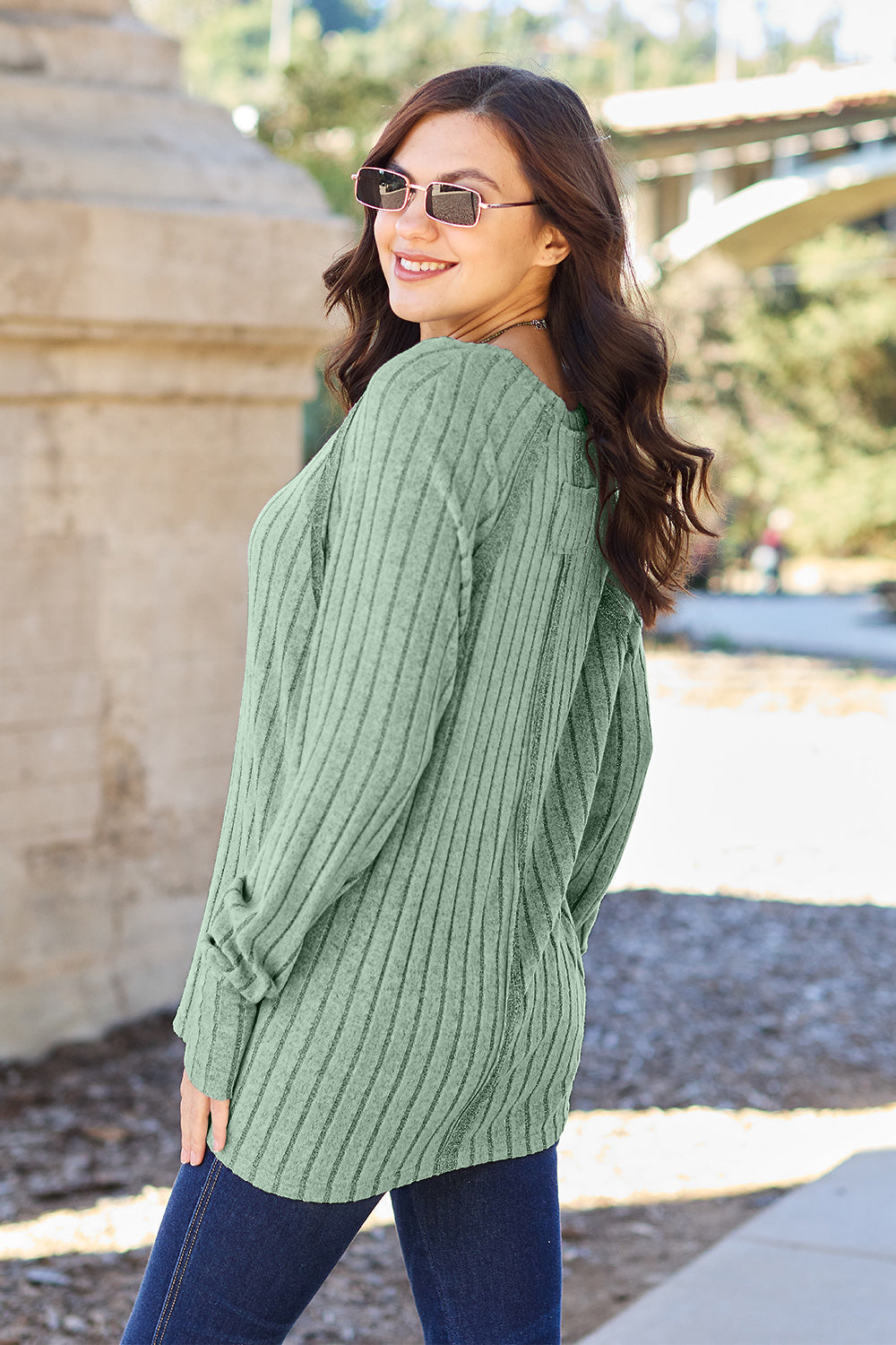 Basic Bae Full Size Ribbed