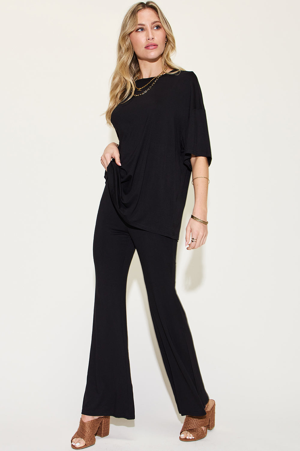 Basic Bae Full Size Bamboo Drop