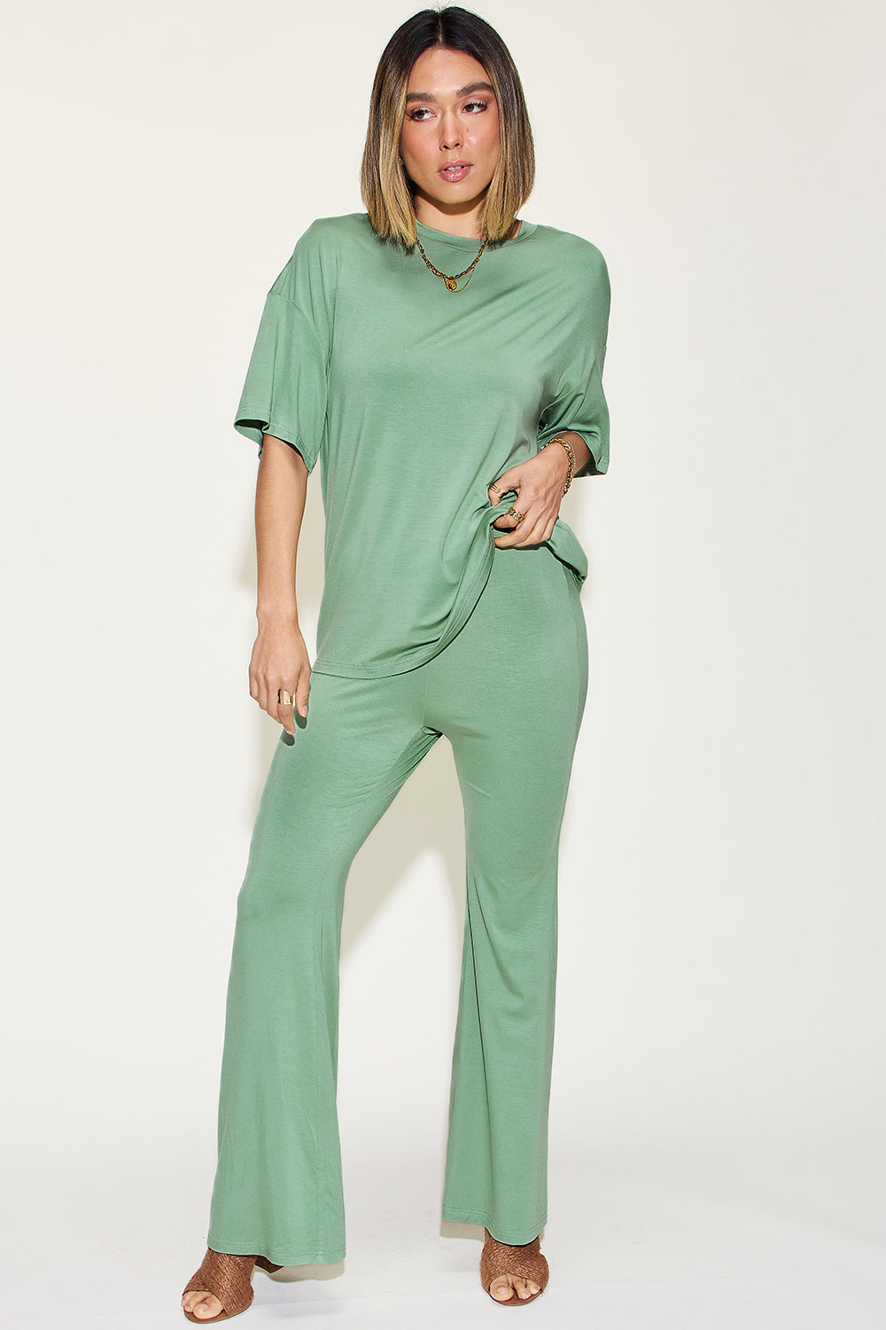 Basic Bae Full Size Bamboo Drop