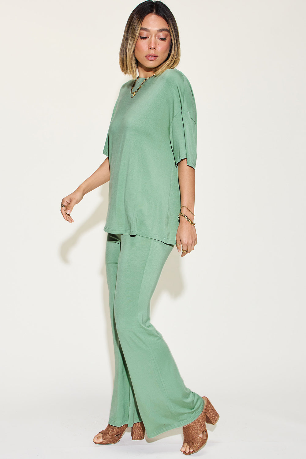 Basic Bae Full Size Bamboo Drop
